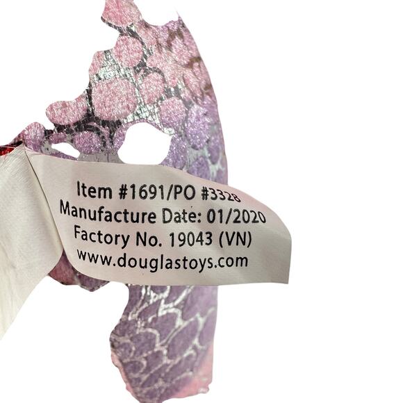 NOLA the Plush PURPLE MERMAID 13" Stuffed Doll by Douglas Cuddle Toys #1691 - Picture 7 of 8